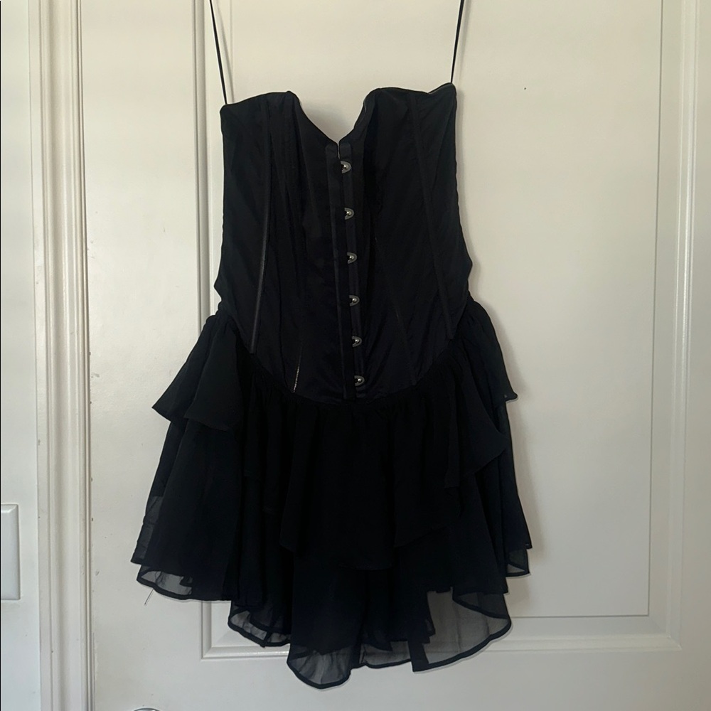 NWOT Black Corset Dress